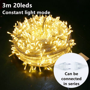 HOMEMORY Christmas Lights Solar String Lights 10M Outdoor Waterproof Party Light