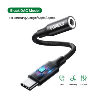 UGREEN USB C to 3.5mm Audio Adapter DAC Chip for Nintendo Switch iPad pro 2021 iPhone 15 /SAMSUNG S22 S23 Ultra/Oneplus 7T Pro/Surface Pro 7/MacBook Pro 2019 Headphone Audio Adapter