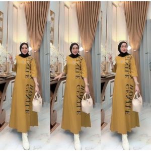 MIDI DRESS GENTLE WOMAN KEKINIAN MATT COMBAD20S KAOS TERBARU BY NABIL MIDIDRESS GW LD 105 BAHAN SUPER ADEM BISA COD MIDIDRESS VIRAL