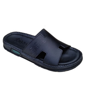 Dép Nam Quai Ngang TiTi ĐÔ Đã May Viền Chân Quai Chắc Chắn Da Bò Thật Cao Cấp DNA22041