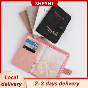[COD] Ship within 24 hours Waterproof Passport Holder Covers Case Travel PU Leather Credit Card Wallet Cute Passport Book For Women Men Passport Cover