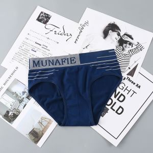 กางเกงในชายแนวญี่ปุ่น OCSHEAN กางเกงในขนาดพิเศษเอวกลางไร้รอยต่อสวมใส่สบาย