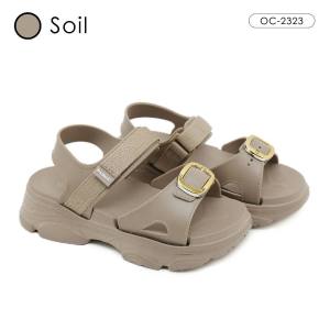 OCTAVIA Sandal Slide Slip On Wedges Wanita #OC-2323 (FREE BOX)