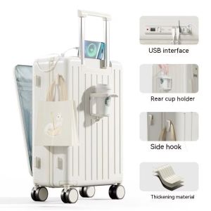 PG New Arrival 20/24 Inch Hard Case Luggage with 360° Silent Wheels and Combination Lock Waterproof Travel Suitcase