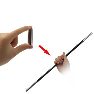 NCUMBE Magic Props Magic Stick Gimmick Props Appearing Silk to Wands Magic Cane Magic Accessories Disappearing Magician Wand Street Bar Party
