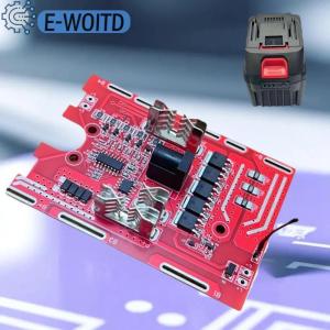 E-WOITD 1ชิ้นอุปกรณ์ DIY แผงวงจรป้องกันที่สมดุลกำลังสูง21V สำหรับ Makita 5สายที่มีการควบคุมอุณหภูมิ