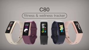 FCXIAOMI Smart Watch Men Women Body Temperature Monitoring Fitness Smart Bracelet