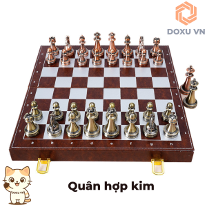CỜ VUA NAM CHÂM 30×30 CAO CẤP – BÀN BỌC GIẢ DA SANG TRỌNG | QUÀ TẶNG TRÍ TUỆ CHO BÉ