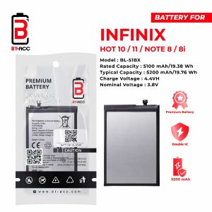 BT-ACC Baterai Batre Infinix Note 8 / 8i / Hot 10 / Hot 11 Infinix BL-51BX