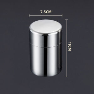Stainless Steel Tea Leaf Tins Canister Containers Home Kitchen Canisters for Tea Coffee Sugar Storage Tins Can