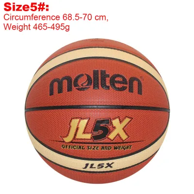 2026 Molten Basket Ball Official Size 7/6/5 PU Leather for Unisex Outdoor Indoor Match Training Team Leagues Baloncesto Topu