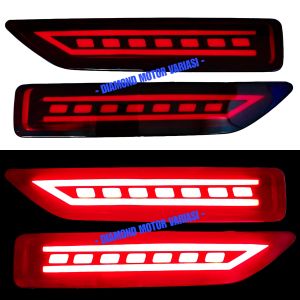 Mata Kucing Reflektor Lampu LED Bemper Belakang Model A Mobilio BRV 2014 2016 2017 2019 2021 2025