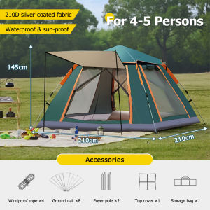MISN Outdoor Tent for Camping tents Waterproof Automatic Tent Foldable Portable Tent for Outdoor