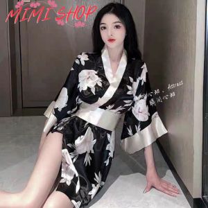 MIMI SHOP  ชุดกิโมโน ชุดคอสเพลย์ ชุดญี่ปุ่น 💖 เเถมจีสตริง พร้อมจัดส่ง M-277