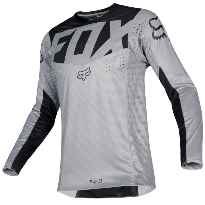【In Stock】Fox Long Sleeve Motocross Cycling Jersey Racing 360 Downhill  Mountain Grey Motocross jersey Lazada PH