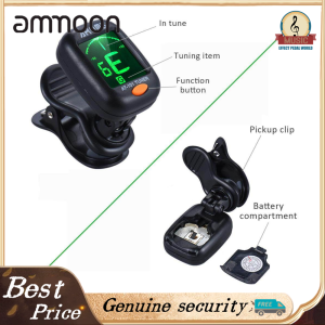 Hương thơm tại-101 xách tay kẹp mini trên Bộ chỉnh âm kỹ thuật số với có thể gập lại kẹp xoay độ nhạy cao cho đàn vĩ cầm Đàn Ukulele đàn guitar âm thanh Chromatic Bass