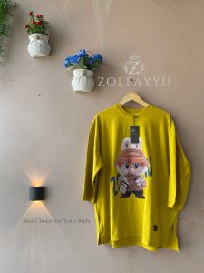 Zolfayyu Tunik Jumbo Ld 130cm Wanita Viral The Monsters Labubu Katun Kombed 24s Combed Muslim Remaja