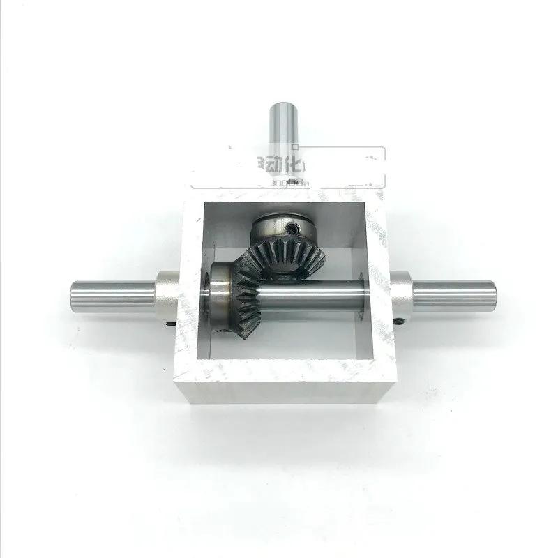 90 Degree Bevel Gear Right Angle Commutator Small Gearbox 1:1 Angle Device  Mechanical Transmission Module Shaft Diameter 10mm