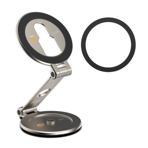 Mobile Phone Stand with Cold Shoe Mount and 1/4in Thread Hole Magnetic Phone Holder for 16 15 14 13 Selfie Stand