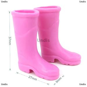 [COD] Undis Dollhouse Decoration Mini Colorful Rain Boots Miniature Dolls Accessories 1/12