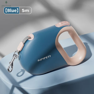 Safe One Button Lock Retractable Dog Lead Ergonomic Palm Fit Handle U Shaped Anti-Jam Rope Outlet Leash