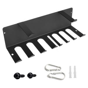 Solid Coated Steel Fitness Frame Wall Mounted Unit for Resistance Bands Training Rollers