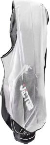 Scott Edward Golf Bag Rain Cover Transparent Waterproof PVC Golf Bag Clear Rain Cover Protection Cover for Golf Push Carts Anti-dust Club Bags Raincoat for Golfer