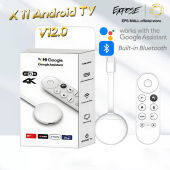 EXPOSE Android TV box 4K UHD Android14.0 2.4G/5G Dual WiFi 6 16+256GB TV Stick Google chromecast Supports 360° Bluetooth Remote Voice Control