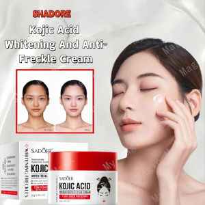 Kojic Acid Whitening And Anti-Freckle Cream Anti-Wrinkle And Firming Moisturizing And Nourishing Repair Damaged Skin Diminish Wrinkles And Spots Contains Kojic Acid Vitamin E And Rosehip Oil Shrink Pores Make The Skin Lastingly Bright And Elastic