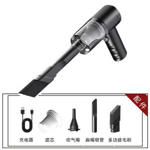 SG【READY STOCK】5 in1Strong Suction Home LED Light Cordless Rechargeable Power Car VacuumCleaner InteriorCleaningTool handheld portable car wireless vacuum cleaner