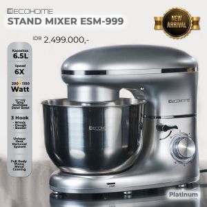 ECOHOME Stand Mixer ESM 999 65L - Standing Mixer Original dan Noble Premium Quality