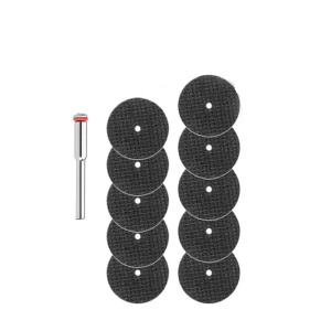 25pcs Cut Off Wheel Disc Kit Fiberglass Reinforced Cutting Wheel With 3.0 Axle For Rotary Tool