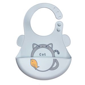 EFSLABBER SILIKON Celemek Makan Bayi Baby BIB Slabber Full Silikon