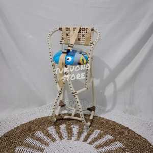 Boncengan Anak Rotan GRATIS Sabuk dan Bantal Stang / Dudukan Bayi Kereta Matic / Jok Tempat Duduk Balita Motor Metik