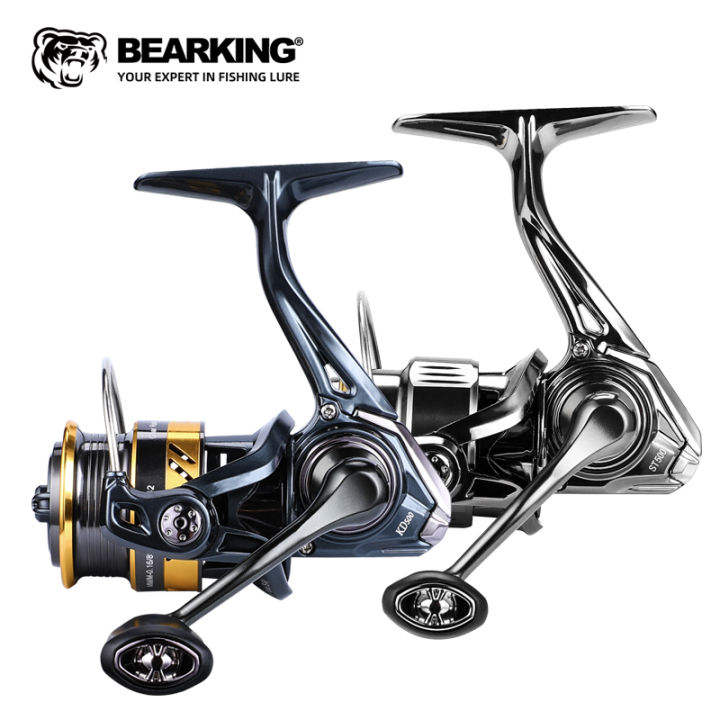 Bearking Ultralight Spinning Reel 500 800 Gear Ratio 5.4:1 Max Drag 6KG  160gWeight Fishing reel saltwater