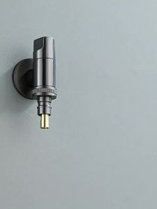AU All-copper angle valve washing machine faucet automatic shut-off valve special snap-on connector for automatic drum washing machines 46 Universal
