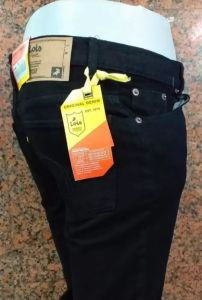CELANA PANJANG JEANS PRIA /CELANA  JEANS MODEL STANDAR / CELANA JEANS WARNA HITAM / CELANA JEANS ORIGINAL LOIS