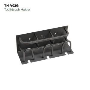 VONE Rak Tempat Sikat Gigi Kamar Mandi 3 Cangkir Alumunium Tahan Air TH-V03 ( VONE LITE )