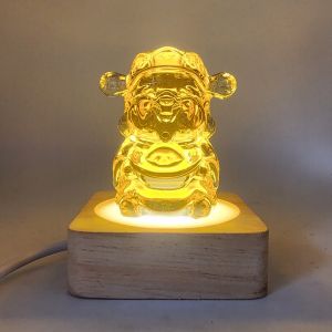 (SG Seller Ready Stocks) Glazed Glass (Liu Li) Yellow God of Wealth Height 5+cm  琉璃黄财神摆件 高度5+厘米