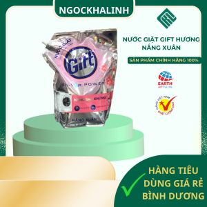 Nước giặt GIFT hương nắng Xuân túi 3.6 kg