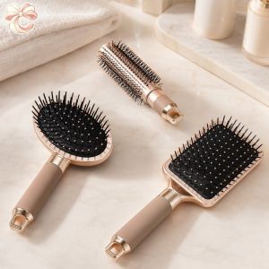 3 Pcs Air Cushion Hair Brush Anti Static Scalp Massage Comb For Straight Curly Wet Dry Hair Wide Tooth Detangling Comb