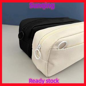 SQ Stationery [Flash Sale] Large Capacity Pencil Case Solid Color Pen Pouch Student School Supplies Stationery Storager Box