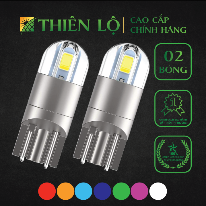 [NÂNG CẤP 2023] 02 Bóng đèn led xi nhan demi T10 Chip 3030 2 SMD siêu ...