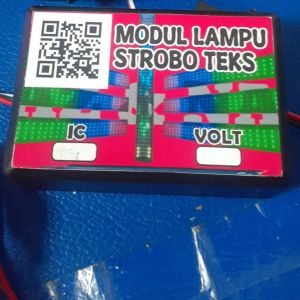 Modul lampu strobo teks 7 baris Modul strobo teks truk Modul lampu strobo teks pick up