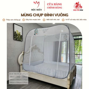 Màn Chụp Đỉnh Vuông Cao Cấp Mộc Miên ( Hình thật )