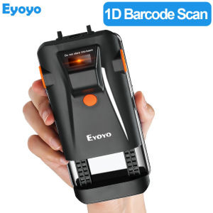 【🔥Limited Time Offer🔥】【🔥Hot sale & Local stocks & 1~2 days delivery🔥】Eyoyo Portable 1D 2D Wireless Barcode Scanner Phone Back Clip On Via Bluetooth USB Wired Bar Code QR Scan Reader Compatible with iPhoneAndroid iOS