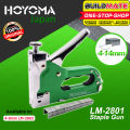 HOYOMA Staple Gun with EXTRA Staplers Stapler 4-14mm / 4-8mm for Wood Crafts DIY LM2801 | LM2802 BUILDMATE - HYMHT. 