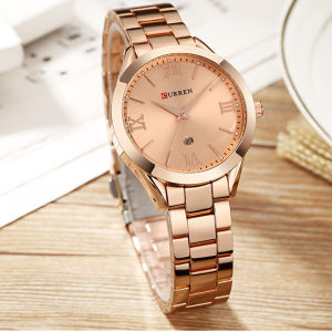 CURREN Watch for Women Quartz Watches Ladies Top Brand Luxury Female Wrist Watch Girl Clock (9007)