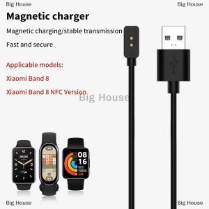 [COD] Big House For Xiaomi Band 8 8 Pro 8 Active Charging Data Charger Smartband USB Cable Magnetic Charger Smart Watch Charger Power Adapter