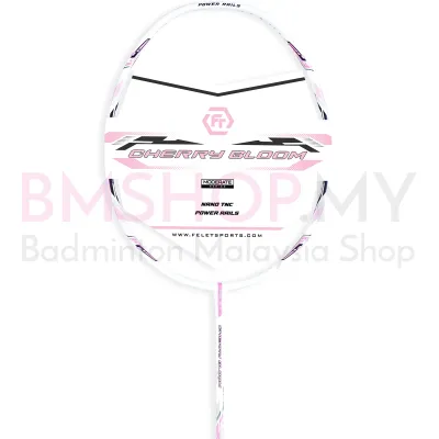 FELET Racket Bloom Series (Moderate Series Carbon Graphite & Maximum Tension 31LBS)